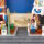 Display in acrilico per LEGO&reg; 43302 Disney - Main Street U.S.A. (con immagine di sfondo e base nera)