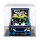 Acrylic display for LEGO&reg; 11374 Arcade Pinball Machine (With black floor)