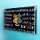 Acryl-Wand-Display f&uuml;r 116 LEGO&reg; Harry Potter Minifiguren und HP Logo 76462 (Mit schwarzem Hintergrund)
