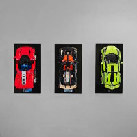 Acryl-Wand-Halterung f&uuml;r LEGO&reg; 42115 Lamborghini Si&aacute;n FKP 37 (Mit schwarzem Hintergrund)