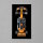 Acrylic Wall Mount for LEGO&reg; 42228 McLaren MCL39 F1 (with black background)