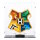Display in acrilico per LEGO&reg; 76462 Harry Potter - Stemma della Casa di Hogwarts (con fondo nero)