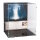 Pr&eacute;sentoir en acrylique pour LEGO&reg; 21369 The X-Files (Avec image de fond et base noire)