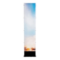 Acrylic display for LEGO&reg; 21309/92176 NASA Apollo Saturn V (With background image & black base)