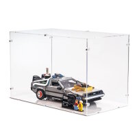 Vitrine en acrylique pour LEGO&reg; ou autres objets dexposition 49 x 28 x 31cm (avec base blance)