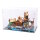 Acryl-Display f&uuml;r LEGO&reg; oder andere Ausstellungsst&uuml;cke 49 x 28 x 31 cm (Mit schwarzem Boden)