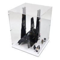 Acryl-Display f&uuml;r LEGO&reg; oder andere Ausstellungsst&uuml;cke 26 x 26 x 36 cm (Mit weissem Boden)
