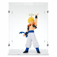 Vitrine en acrylique pour LEGO&reg; ou autres objets dexposition 20 x 15 x 25 cm (avec base blance)