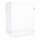 Vitrine en acrylique pour LEGO&reg; ou autres objets dexposition 20 x 15 x 25 cm (avec base blance)