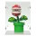 Vitrine en acrylique pour LEGO&reg; ou autres objets dexposition 20 x 15 x 25 cm (avec base blance)