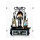 Vitrine en acrylique pour LEGO&reg; ou autres objets dexposition 20 x 15 x 25 cm (avec base blance)