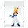 Vitrine en acrylique pour LEGO&reg; ou autres objets dexposition 20 x 15 x 25 cm (avec base blance)
