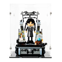 Acryl-Display f&uuml;r LEGO&reg; oder andere Ausstellungsst&uuml;cke 20 x 15 x 25 cm (Mit schwarzem Boden)