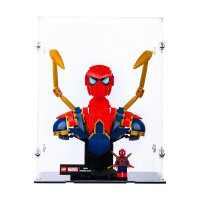 Acryl-Display f&uuml;r LEGO&reg; oder andere Ausstellungsst&uuml;cke 20 x 15 x 25 cm (Mit schwarzem Boden)