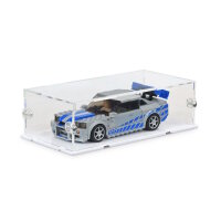 Acryl-Display f&uuml;r LEGO&reg; oder andere Ausstellungsst&uuml;cke 21 x 10 x 6 cm (Mit weissem Boden)