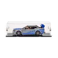 Acrylic display for LEGO&reg; or other display items 21 x 10 x 6cm (with black base)