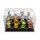 Acrylic display for 12 Nintendo Amiibo figures  (With black floor)