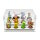 Acrylic display for 12 Nintendo Amiibo figures  (With white floor)