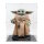 Acrylic display case for Hot Toys LMS013 1/1 Star Wars Grogu Masterpiece figure (with black base)
