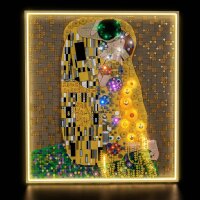 BB LED Beleuchtungs-Set f&uuml;r LEGO&reg; 31221 Gustav Klimt - Der Kuss mit Fernbedienung