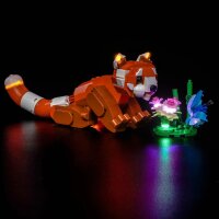 BB Set di illuminazione a LED per LEGO&reg; 31394 Adorabili animali - Panda rosso
