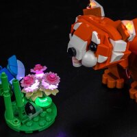 BB Set di illuminazione a LED per LEGO&reg; 31394 Adorabili animali - Panda rosso