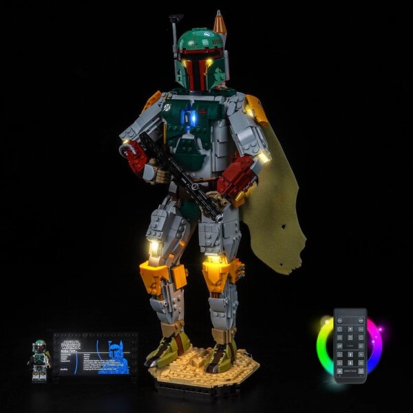 BB LED Beleuchtungs-Set f&uuml;r LEGO&reg; 75455 Star Wars - Boba Fett mit Fernbedienung