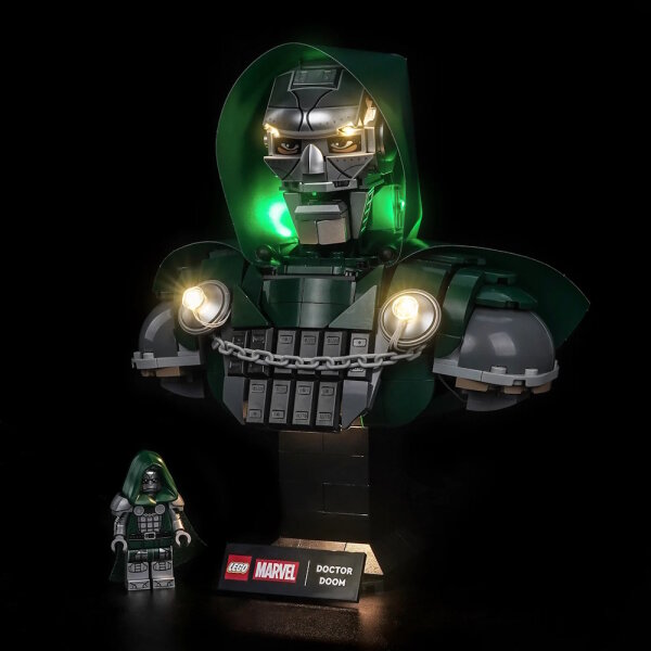 BB LED Lighting Set for LEGO&reg; 76345 Doctor Doom Bust