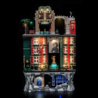 BB LED Beleuchtungs-Set f&uuml;r LEGO&reg; 76476 Harry Potter - Das Zaubereiministerium &ndash; Sammleredition mit Fernbedienung