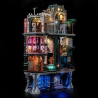 BB LED Beleuchtungs-Set f&uuml;r LEGO&reg; 76476 Harry Potter - Das Zaubereiministerium &ndash; Sammleredition mit Fernbedienung