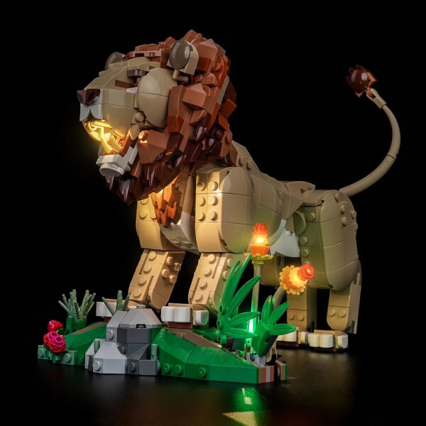 BB Set di illuminazione a LED per LEGO&reg; 31386 Animali selvatici - Leone Maestoso