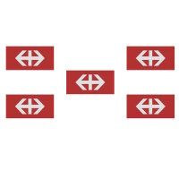 Stone Heap - logo CFF tuiles 1x2 (5 pi&egrave;ces)