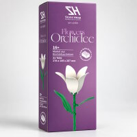 Stone Heap - Single White Orchid Flower (31 Pieces)