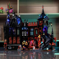 BB LED Beleuchtungs-Set f&uuml;r LEGO&reg; Bricklink 910049 Adventure in Transylvania mit Fernbedienung