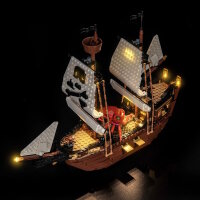 BB Set di illuminazione a LED per LEGO&reg; 31109 Creator -3-in-1 - Galeone dei pirati con telecomando