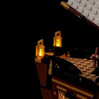 BB LED Lighting Set for LEGO&reg; 31387 Creator -3-in-1 - Iconic Pirate Ship including remote control