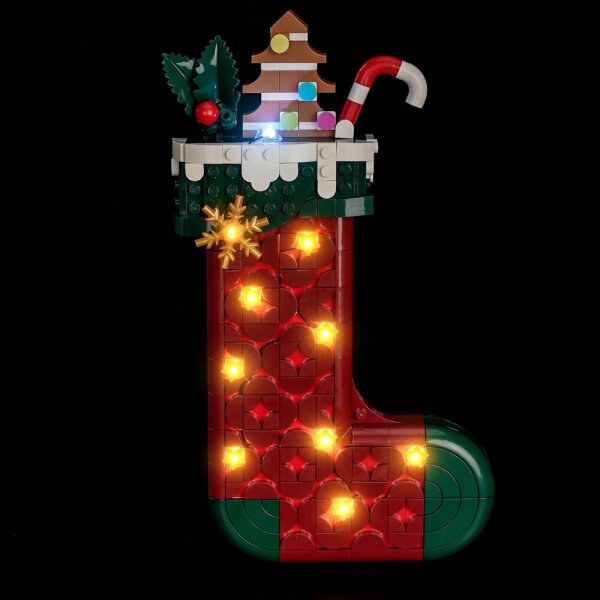 BB Kit d&eacute;clairage LED pour LEGO&reg; 40958 Chaussette de No&euml;l