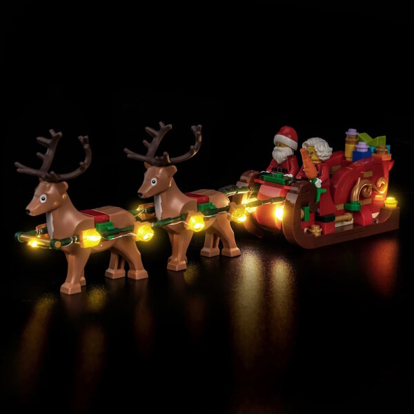 BB Set di illuminazione a LED per LEGO&reg; 40866 Avventura sulla slitta di Babbo Natale