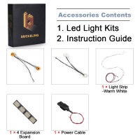 BB LED Lighting Set for LEGO&reg; 40866 Santas Holiday Sleigh Adventure