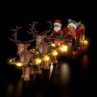 BB Set di illuminazione a LED per LEGO&reg; 40866 Avventura sulla slitta di Babbo Natale