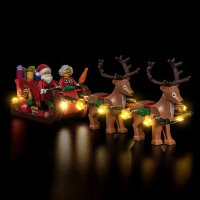BB Set di illuminazione a LED per LEGO&reg; 40866 Avventura sulla slitta di Babbo Natale