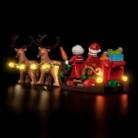 BB Set di illuminazione a LED per LEGO&reg; 40866 Avventura sulla slitta di Babbo Natale