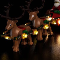 BB Set di illuminazione a LED per LEGO&reg; 40866 Avventura sulla slitta di Babbo Natale