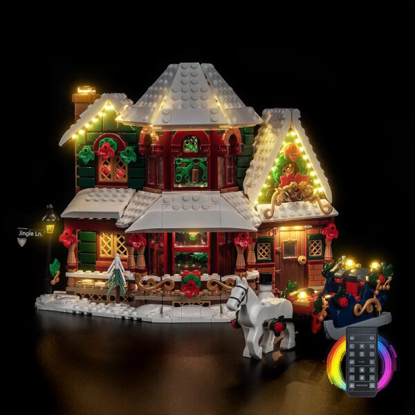 BB Kit d&eacute;clairage LED pour LEGO&reg; 11387 La maison des F&ecirc;tes avec t&eacute;l&eacute;commande