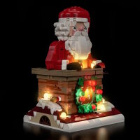 BB Set di illuminazione a LED per LEGO&reg; 40874 Conto alla rovescia festivo di Babbo Natale