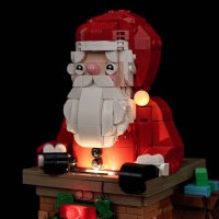 BB Set di illuminazione a LED per LEGO&reg; 40874 Conto alla rovescia festivo di Babbo Natale