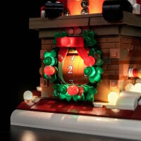BB Set di illuminazione a LED per LEGO&reg; 40874 Conto alla rovescia festivo di Babbo Natale