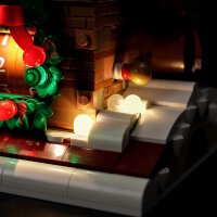 BB Set di illuminazione a LED per LEGO&reg; 40874 Conto alla rovescia festivo di Babbo Natale