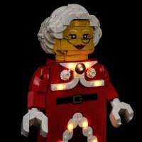 BB LED Lighting Set for LEGO&reg; 40875 Up-Scaled Mrs. Claus Minifigure