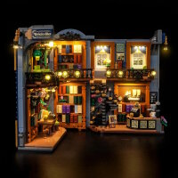 BB LED Beleuchtungs-Set f&uuml;r LEGO&reg; 11379 Buchladen - Buchst&uuml;tze mit Fernbedienung